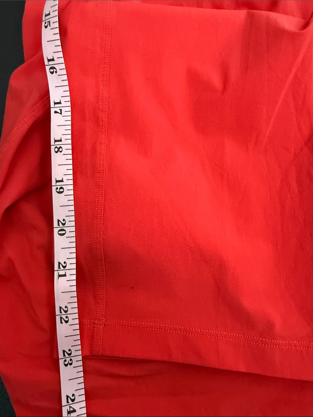 Lululemon Red Crop Pant Elastic Waist - Picture 8 of 10